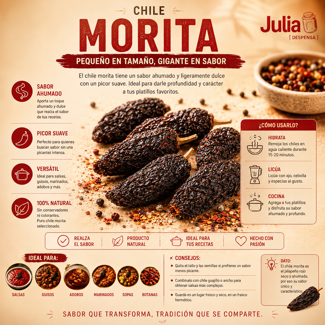 Chile Morita 50 Gr