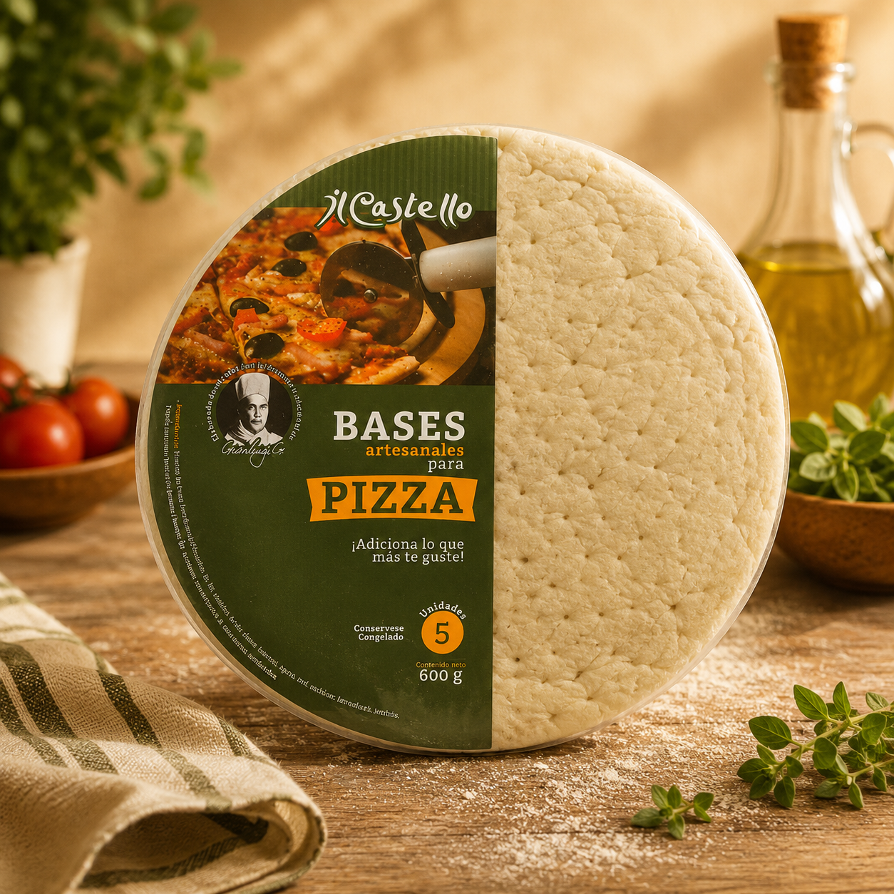 Base para pizza 20 cm