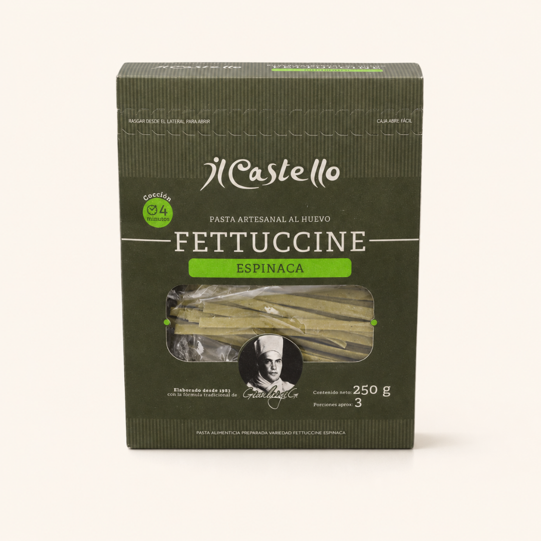 Fettuccine espinaca 250 gr