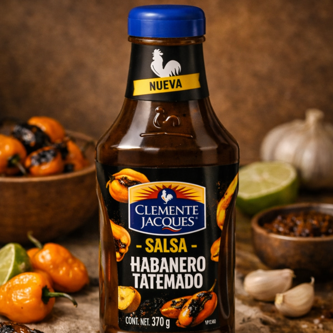 Salsa Habanero tatemada 370 ml